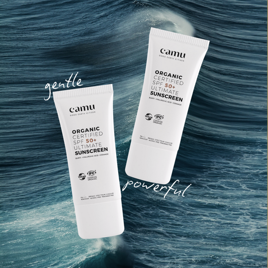 Bundle of 2 + FREE TUMBLER - Camu Ultimate Organic Sunscreen SPF50+