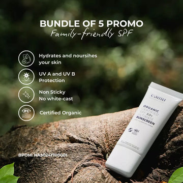 SAVE 56% - Family Package – Buy 5 Organic Sunscreens | Camu